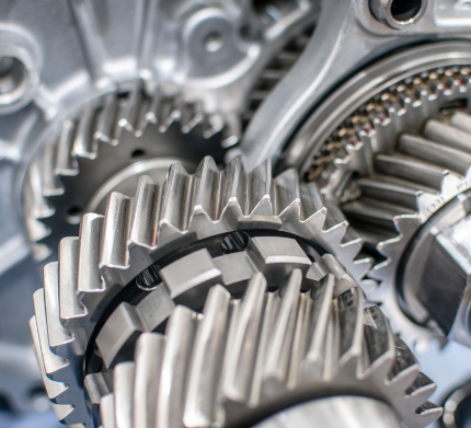 shiny transmission gears car engine